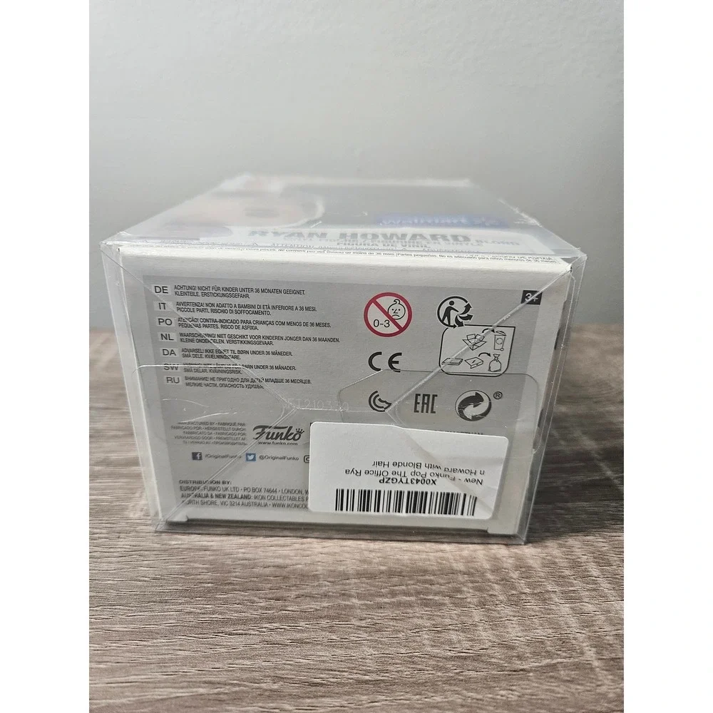 Funko Pop The Office Ryan Howard Blond 1130 Walmart Exclusive with Protector